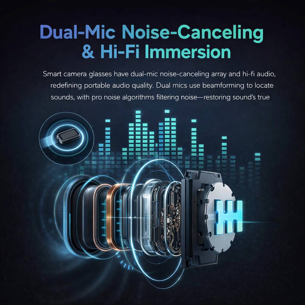 AI Smart Camera Glasses