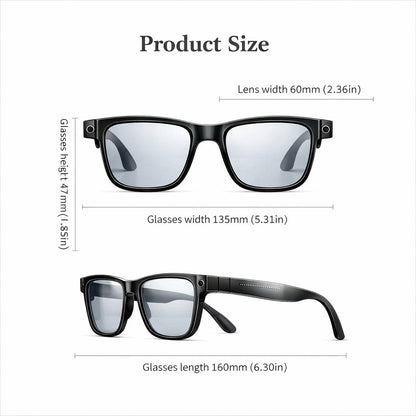 AI Smart Camera Glasses